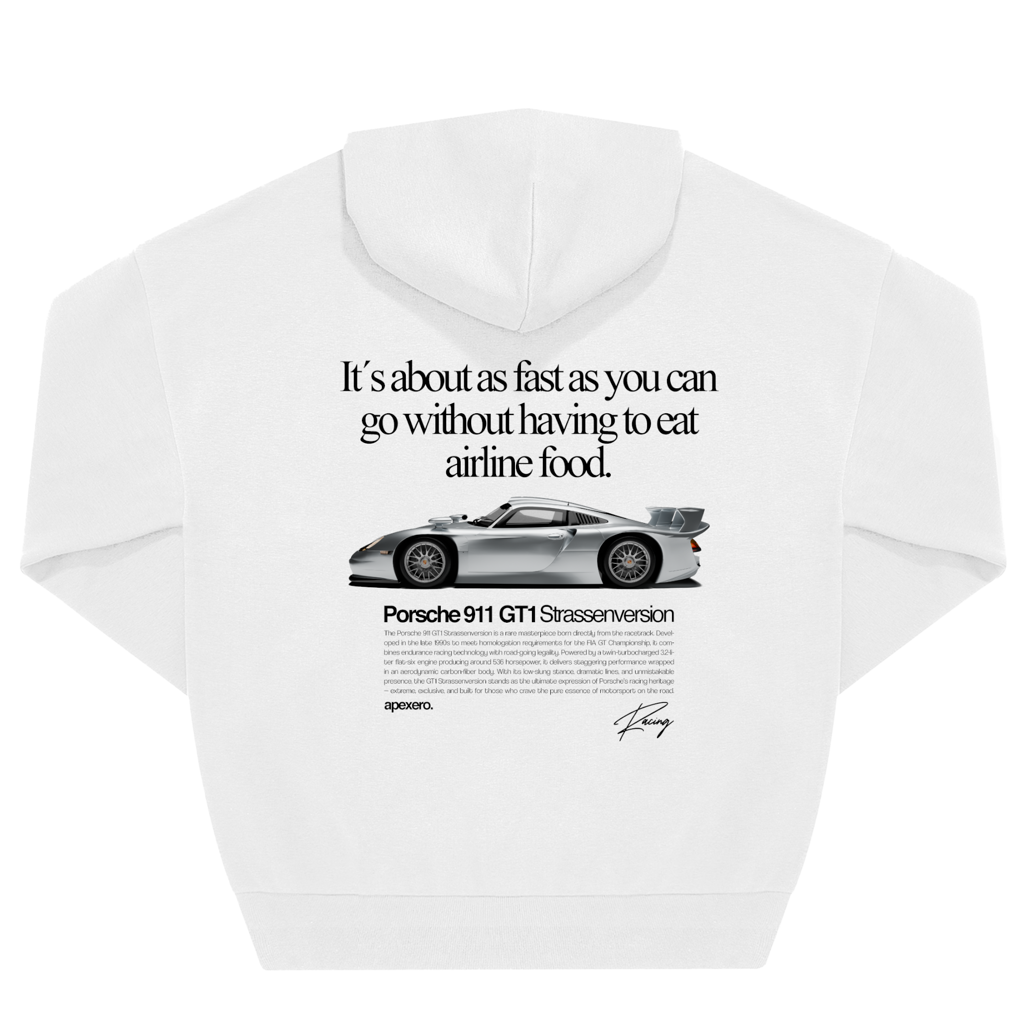 ゆたろ Porsche 911 GT1 Strassenversion Hoodie – apexero.