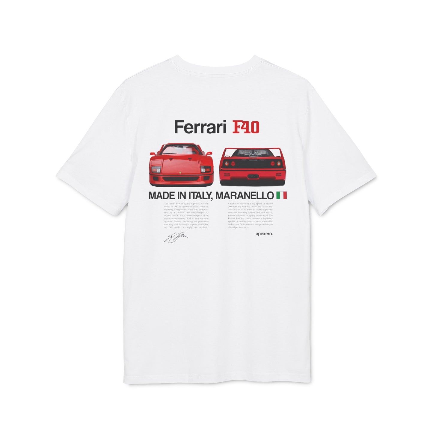 Ferrari F40 T-shirt