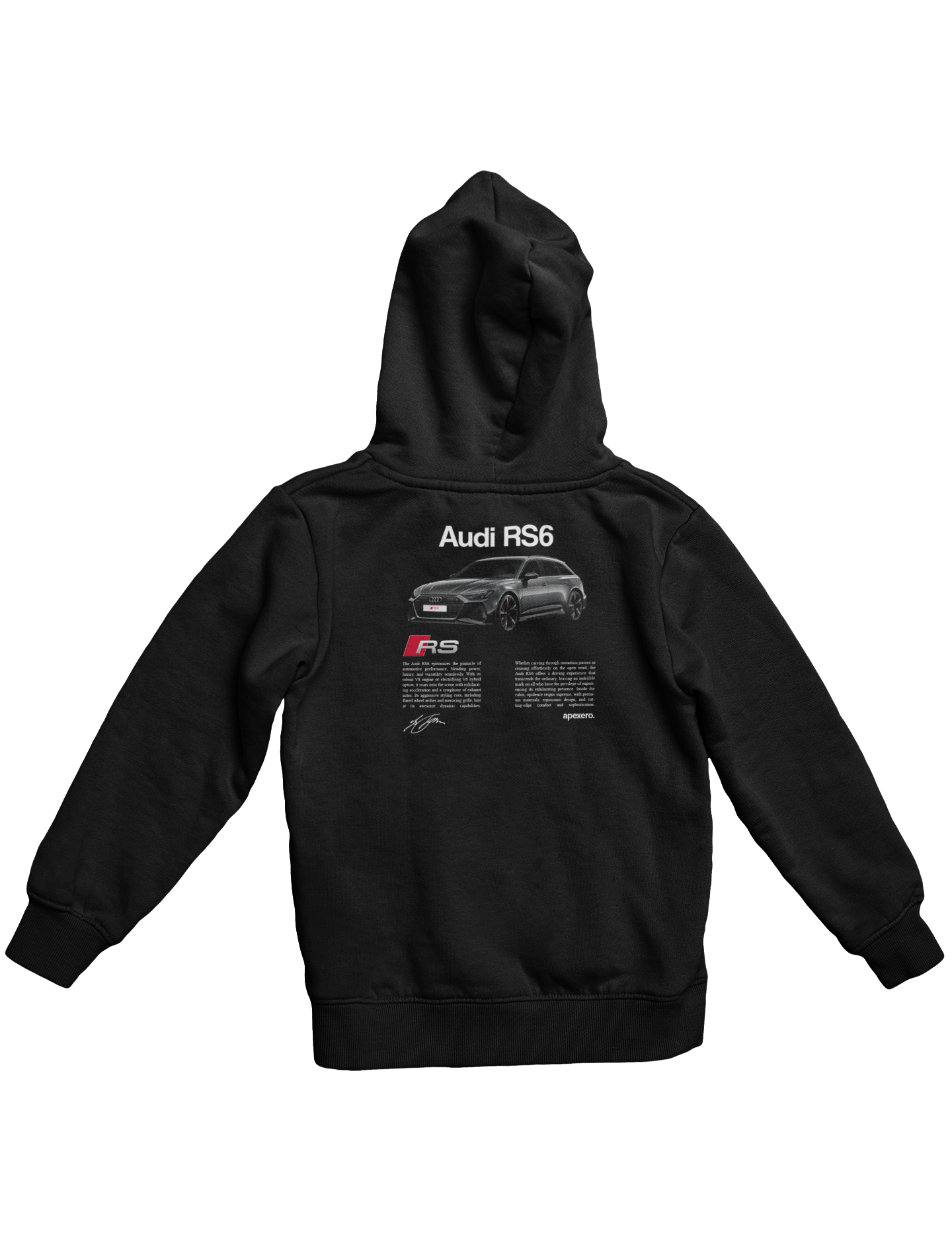 Audi RS6 Black Hoodie